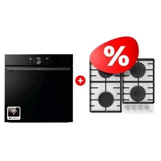 Жиынтық Gorenje газды пісіру беті GT642AXW + Встраиваемый духовой шкаф Gorenje BPSA6747DGWI 
