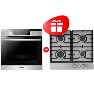 Жиынтық Hansa газ пісіру беті BHGI630301 + Встраиваемый духовой шкаф Hansa BOEI684633 