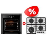 Комплект Газовая варочная поверхность Gorenje GTW642SYW + Встраиваемый духовой шкаф Gorenje BPSA6747DGWI 