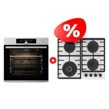 Комплект Газовая варочная поверхность Gorenje GTW642SYW + Встраиваемый духовой шкаф Gorenje BSA6747A04X 
