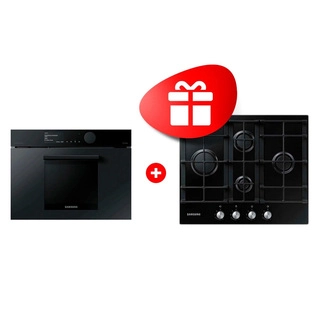 Комплект Газовая варочная поверхность Samsung NA64H3010BK + Духовой шкаф Samsung NQ50T9539BD/WT Infinite Line 