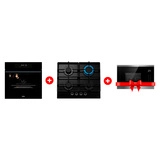 Жиынтық Haier газ пісіру беті HHX-G64CNB + Haier  кіріктірілетін микротолқынды пеші HMX-BTG259X + Haier кіріктірілетін тұмша шкафы HOX-FP3AGB 