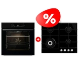 Комплект Газовая варочная панель Gorenje GTW641AKB + Встраиваемый духовой шкаф Gorenjie BO6737E06B 