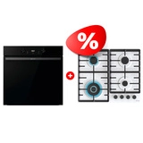 Комплект Газовая варочная поверхность Gorenje + Духовой шкаф Gorenje GW642SYW + BOS6737E20FBG