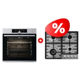 Комплект Газовая варочная поверхность Gorenje GW642ABX + Встраиваемый духовой шкаф Gorenje BSA6747A04X 