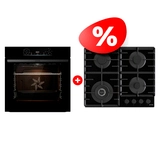 Комплект Газовая варочная поверхность Gorenje GTW642SYB + Встраиваемый духовой шкаф Gorenje BO6737E02BG 