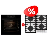 Жиынтық Gorenje газды пісіру беті GT642AXW + Встраиваемый духовой шкаф Gorenje BPS6737E14BG 