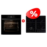 Комплект Газовая варочная поверхность Gorenje GW642AB + Встраиваемый духовой шкаф Gorenje BPS6747A06BG