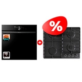 Комплект Газовая варочная поверхность Gorenje G642AB + Встраиваемый духовой шкаф Gorenje GO66E PIZZA350C