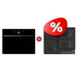 Жиынтық Gorenje газды пісіру беті G642AB + Встраиваемый духовой шкаф Gorenje BCM4547DG 