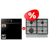 Жиынтық Газовая варочная панель Gorenje GW641XHF + Gorenje кіріктірілетін электр пеші GO66E PIZZA350C 