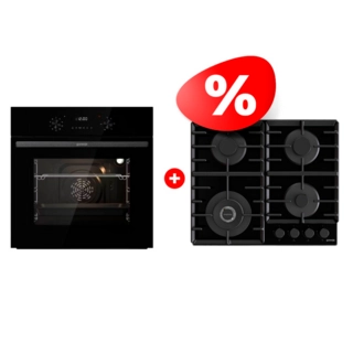 Жиынтық Gorenje газды пісіру беті GTW642SYB + Gorenje кіріктірілген тұмшапеш BO6737E02NBG  - фото 2