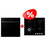 Комплект Газовая варочная панель Gorenje GTW641AKB + Духовой шкаф Gorenje BOS6737E20FBG