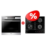 Комплект Газовая варочная поверхность Hansa BHKS671830 + Встраиваемый духовой шкаф Hansa BOEI697688 