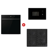 Комплект Встраиваемая варочная панель Gorenje G641BHF + Встраиваемая микроволновая печь Gorenje BM201AG1BG + Духовой шкаф Gorenje BOS6737E20FBG 