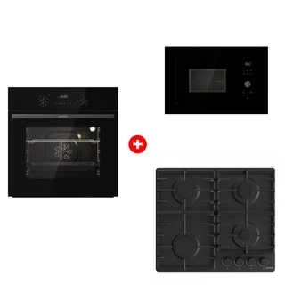 Жиынтық Встраиваемая варочная панель Gorenje G641BHF + Встраиваемая микроволновая печь Gorenje BM201AG1BG + Встраиваемый духовой шкаф Gorenje BO6737E02NBG 