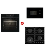 Комплект Встраиваемая варочная панель Газ Gorenje GTW641BHF + Встраиваемая микроволновая печь Gorenje BM201AG1BG + Встраиваемый духовой шкаф Gorenje BSA6737E15BG 