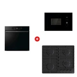 Жиынтық Встраиваемая варочная панель Gorenje G641BHF + Встраиваемая микроволновая печь Gorenje BM201AG1BG + Встраиваемый духовой шкаф Gorenje BOS6737E05DBG 
