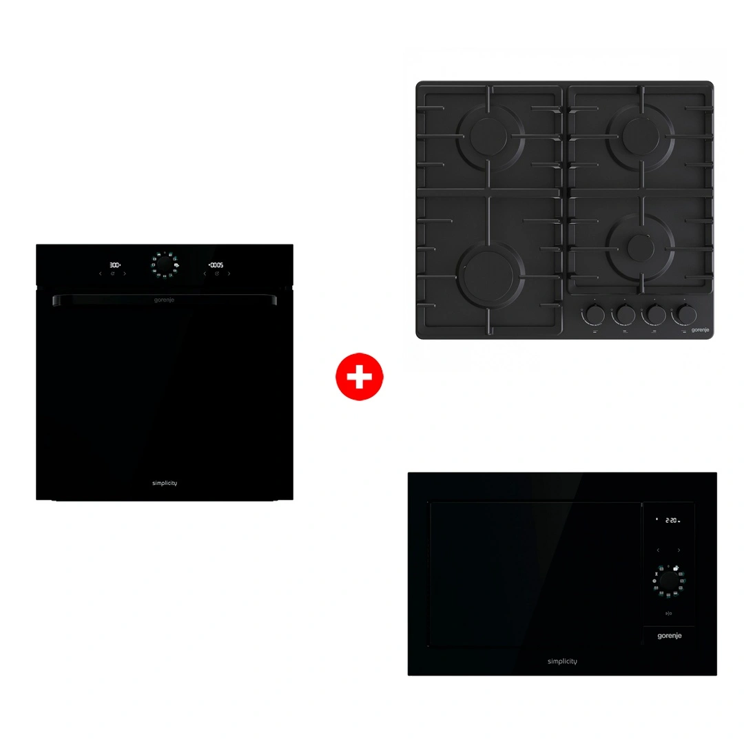 Жиынтық Gorenje G641BHF + Gorenje BM235G1SYB + Gorenje BOS6737SYB 