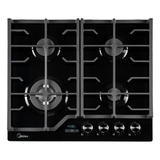 Газовая варочная панель Midea MGEC9696T GB/(Easy Clean) Black