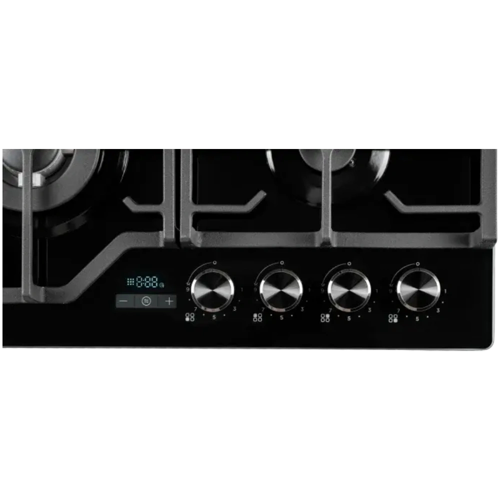 Газовая варочная панель Midea MGEC9696T GB/(Easy Clean) Black - фото 4