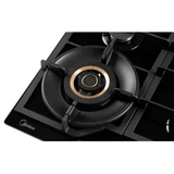 Газовая варочная панель Midea MG601V BG/(Easy Clean) Black - фото 4