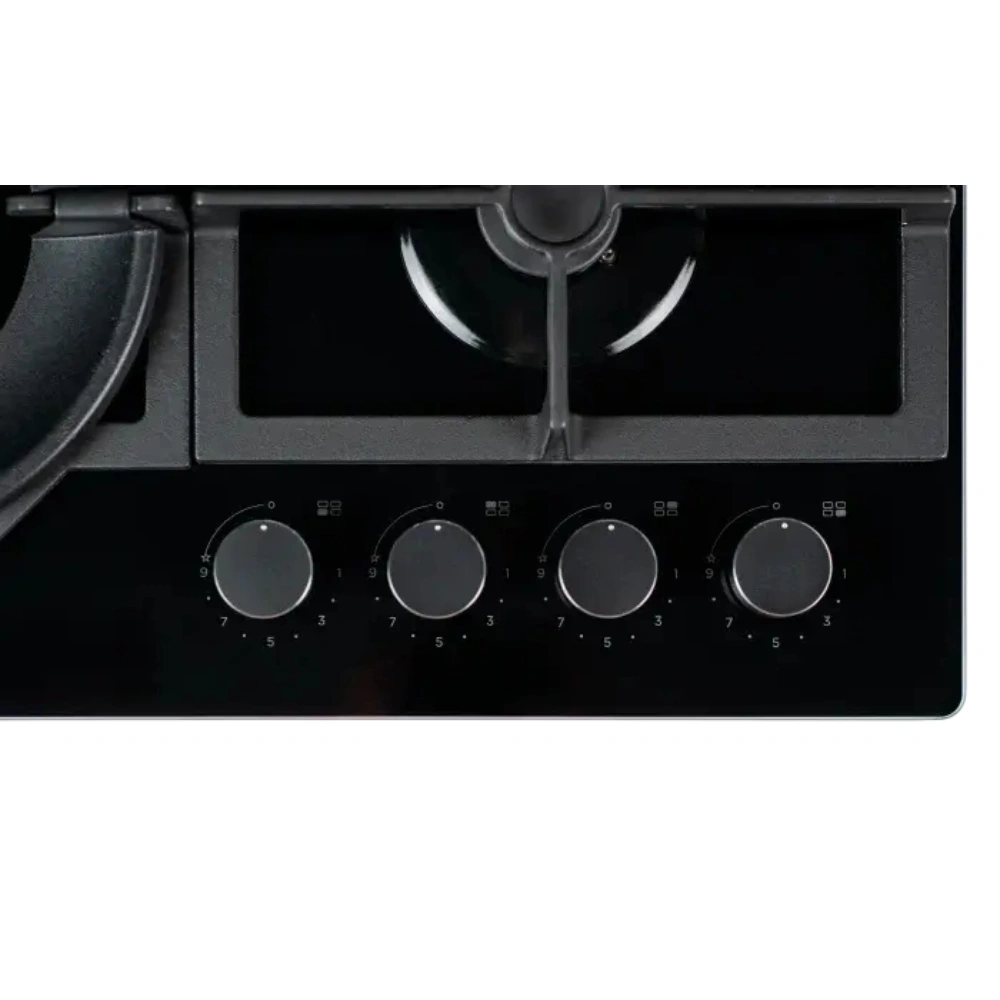 Газовая варочная панель Midea MG601V BG/(Easy Clean) Black - фото 5