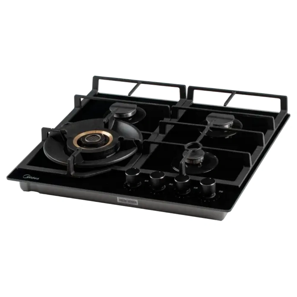 Газовая варочная панель Midea MG601V BG/(Easy Clean) Black - фото 3