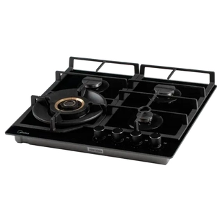Газовая варочная панель Midea MG601V BG/(Easy Clean) Black - фото 3