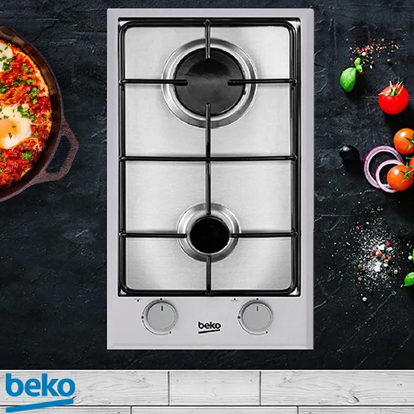 Газовая варочная поверхность Beko HDCG 32220 FX - фото 2