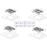 Газовая варочная поверхность Delonghi GRETA 6GW NB - фото 6