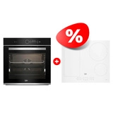 Комплект Варочная панель Beko HII64200FMTW + Встраиваемый духовой шкаф Beko BBIM13400XCS  - фото 2