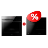 Комплект Индукционная варочная панель Hansa BHI67006 + Встраиваемый духовой шкаф Hansa BOEB697688 