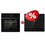 Комплект Индукционная варочная панель Gorenje IS645BSC + Встраиваемый духовой шкаф Gorenje BO6737E02NBG 