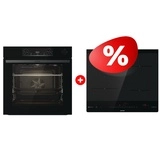 Комплект Индукционная варочная панель Gorenje IS645BSC + Встраиваемый духовой шкаф Gorenje BSA6737E15BG 