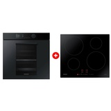 Комплект Индукционная варочная поверхность Samsung NZ64H37070K/WT + Встраиваемый духовой шкаф Samsung NV75T9979CD/WT Infinite Line 