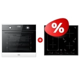 Комплект Индукционная варочная панель Haier HHY-Y64FVB + Встраиваемый духовой шкаф Haier HOX-P11CGBG 