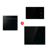 Комплект Индукционная поверхность Gorenje GI6401BSCE + Встраиваемая микроволновая печь Gorenje BM235G1SYB + Встраиваемый духовой шкаф Gorenje BOS6737E05DBG 