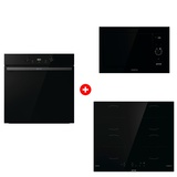 Комплект Индукционная поверхность Gorenje GI6401BSCE + Встраиваемая микроволновая печь Gorenje BM235G1SYB + Духовой шкаф Gorenje BOS6737E20FBG 