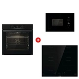 Комплект Индукционная поверхность Gorenje GI6401BSCE + Встраиваемая микроволновая печь Gorenje BM201AG1BG + Встраиваемый духовой шкаф Gorenje BOS6737E06B 