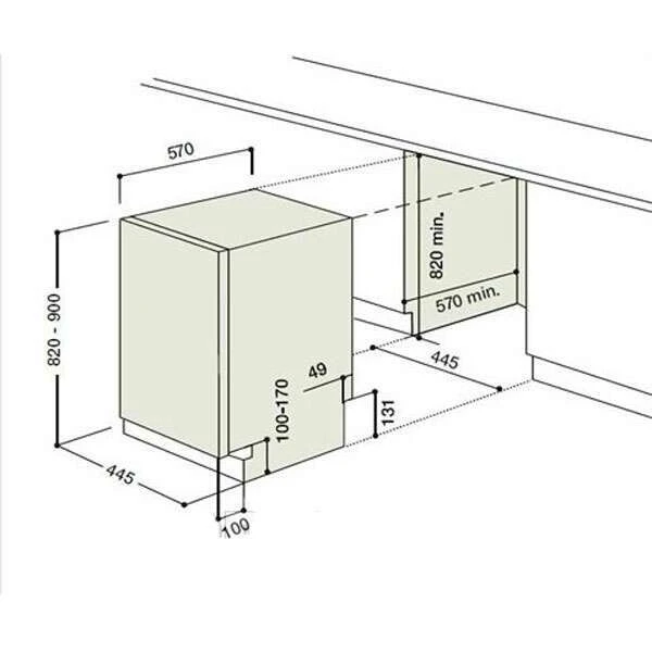 Встраиваемая посудомоечная машина Hotpoint-Ariston LSTB 6B00 EU - фото 2