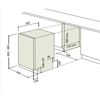 Встраиваемая посудомоечная машина Hotpoint-Ariston LSTB 6B00 EU