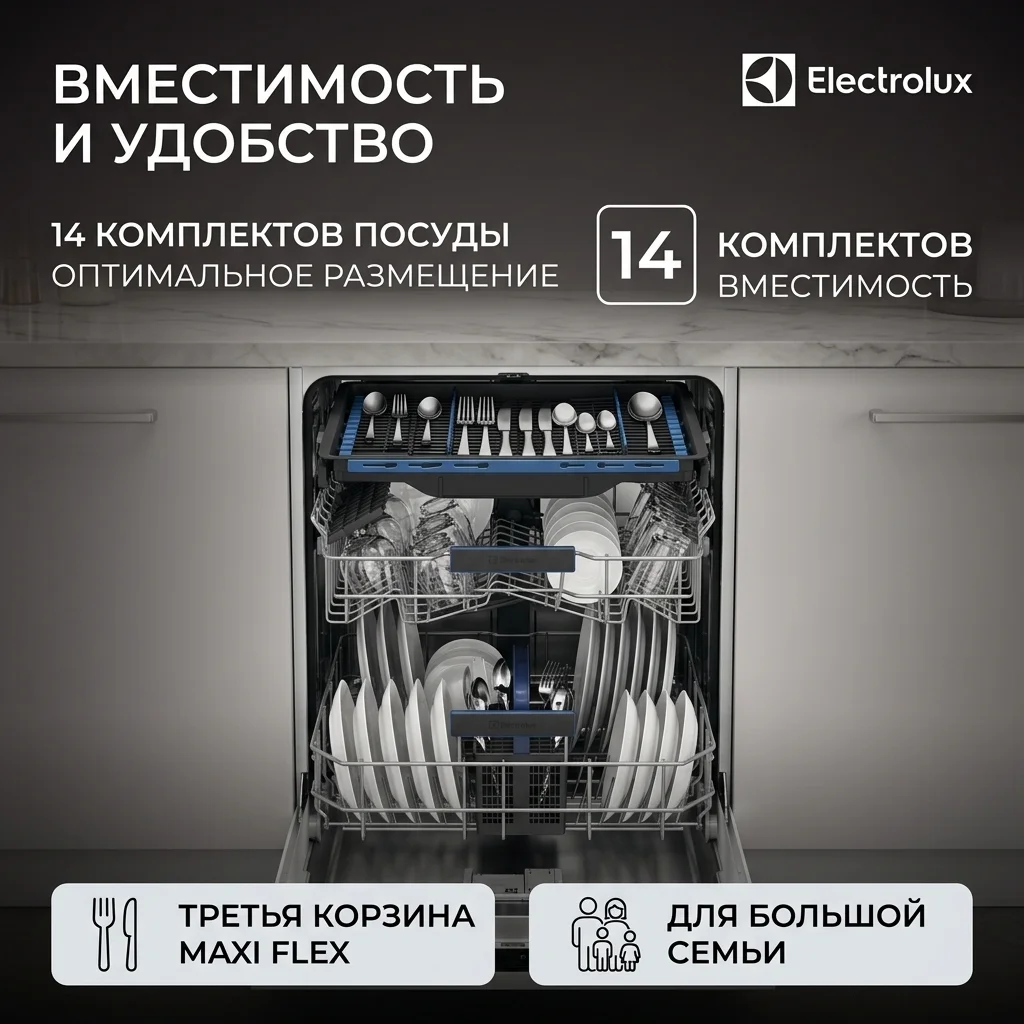 Встраиваемая посудомоечная машина Electrolux EES48200L - фото 6