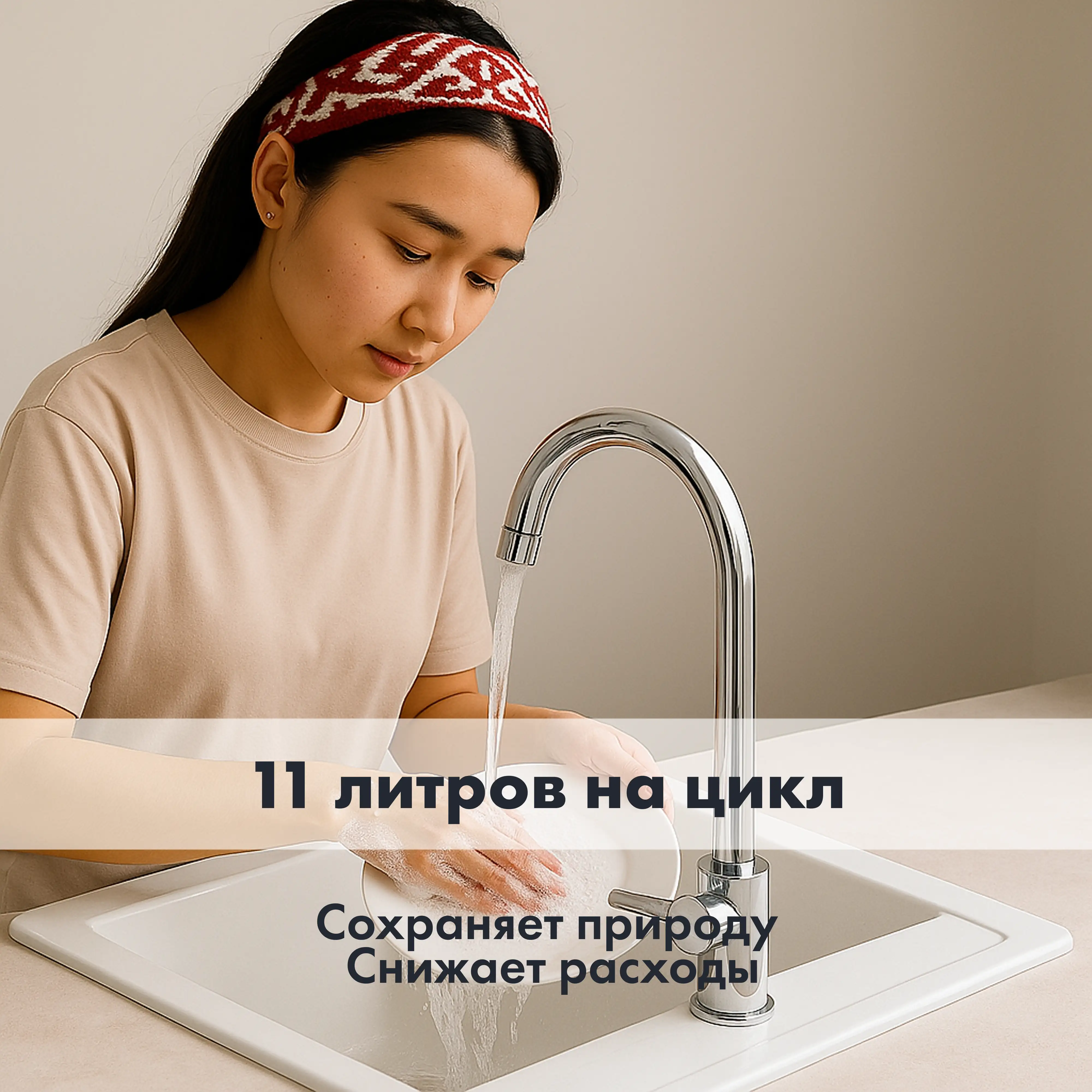 ARG кіріктірілген ыдыс жуғыш машина WQP12-7703I - фото 3