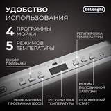 Встраиваемая посудомоечная машина Delonghi DDW 06F Basilia - фото 4