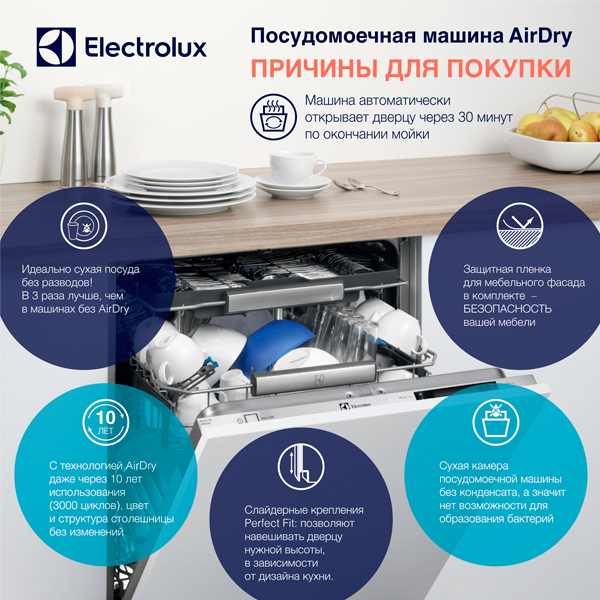 Встраиваемая посудомоечная машина Electrolux EMS27100L