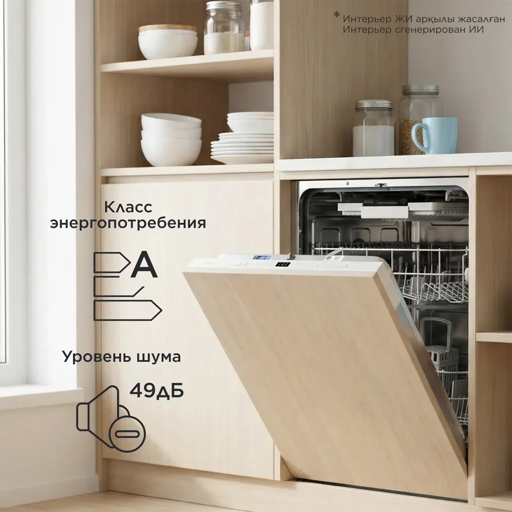 Встраиваемая посудомоечная машина Midea MID60S070i - фото 7