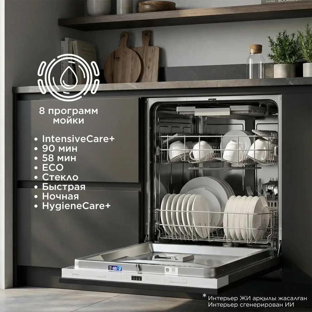 Встраиваемая посудомоечная машина Midea MID60S070i - фото 15