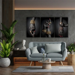 Модульная картина SLP Акценты / 3 модуля / 90х180 см (s-mod3-90-180-05)