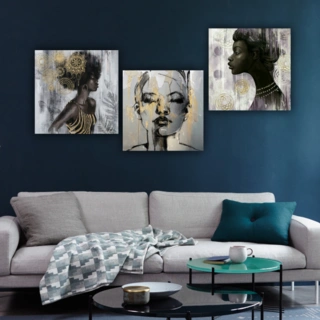 Модульная картина SLP Африка / 3 модуля / 60х180 см (s-mod3-60-180-06)